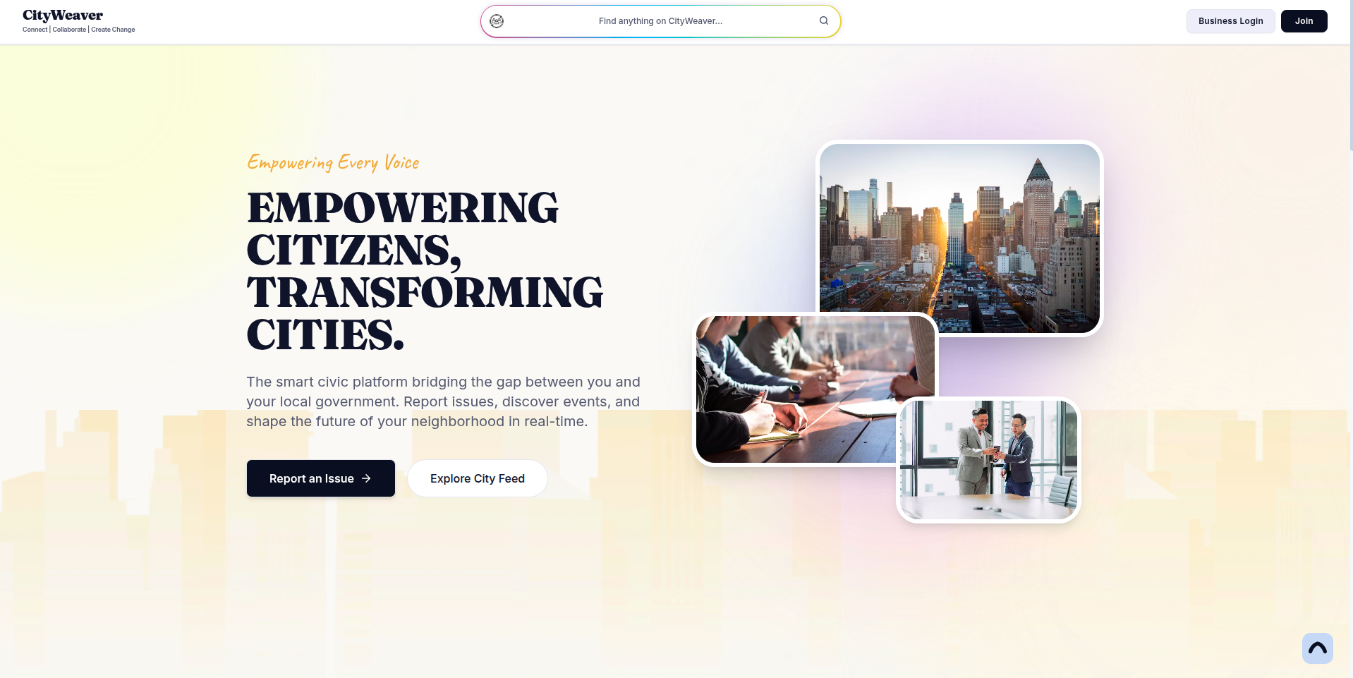 CityWeaver Platform screenshot 1